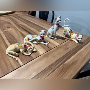 Hamilton Collection Elegant Blossoming Felines Blooming Purr-Fection Figurine- 4
